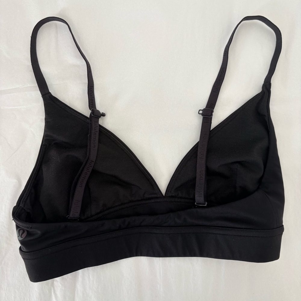 Lululemon License to Train Triangle Bra Black Sz 4 A/B - Picture 5 of 8